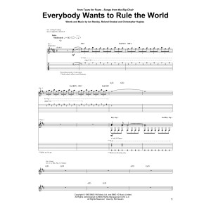Everybody Wants To Rule The World